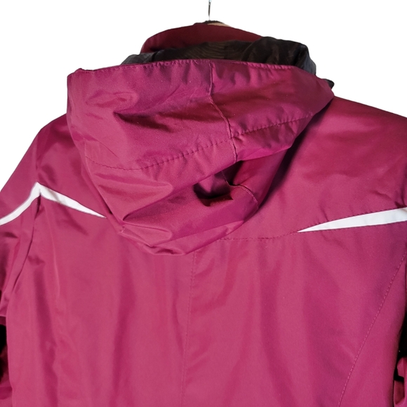 ZeroXposur maroon Berry 3 in 1 performance jacket Size Small NWT - Picture 4 of 12